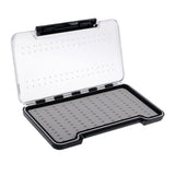 Maxbell Fly Fishing Box Plastic Box Slit Silicone Component Slim Box Transparent Lid