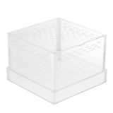 Maxbell Ventilated Design-Durable Acrylic Clear Pet Reptiles Worm Box Breeding Tanks Container