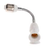 Maxbell Adjustable Bending E27 Standard LED Bulbs Holder Converter Chandelier Socket