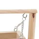 Maxbell Wooden Platform Hamster Swing for Mouse Chinchilla Gerbil Hamster Kits for Small Animals