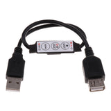 Maxbell USB Cable Powered Mini RGB Controller for Under Cabinet Lights