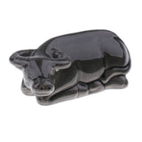 Maxbell Bubalus Vitreous Enamel Fish Tank Aquarium Ornament 10 x 4.5 x 4cm