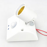 Maxbell AC 110V-240V Infrared PIR Motion Sensor LED E27 Lamp Bulb Holder Switch, for Indoor Aisle Garage