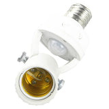 Maxbell AC 110V-240V Infrared PIR Motion Sensor LED E27 Lamp Bulb Holder Switch Useful, for Indoor Aisle Garage