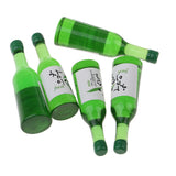 Maxbell Set Of 5 Pieces Miniature Shochu Bottles Model for Dollhouse Kitchen Foods Accessories