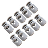 Maxbell Pack 10 Barrel Plastic Drawstring Rope Cord End Locks Toggles Spring Stopper