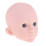 Maxbell 1/4 BJD Female Doll Head Sculpt with Gray Eyes DIY Parts High Quality Plastic