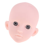 Maxbell 1/4 BJD Female Doll Head Sculpt with Gray Eyes DIY Parts High Quality Plastic