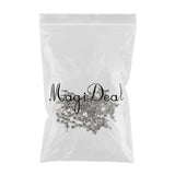 Maxbell 50 Piece Silver Mini Alloy Hollow Cheerleaders Shape Charms Pendants DIY Jewelry Making Findings