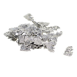 Maxbell 50Pcs Tibetan Silver Pet Cat Charms Pendants For DIY Necklace Jewelry Making