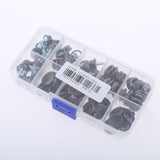 Maxbell 25 Set (75Pcs) Snap Button 3/8'' Screw Studs Fastener Socket for Canvas Boat Marine