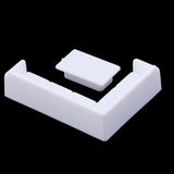 Maxbell Dollhouse Miniature Furniture Plastic White Tea Table Sofa Set DIY Toys 1/75