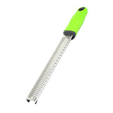 Maxbell Cheese Zester , Stainless Steel Grater, Perfect for Lemon, Orange, Ginger, Garlic, Nutmeg, Citrus, Spices, Chocolate, Nuts (Light Green)