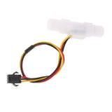 Maxbell Wired Flow Sensor Meter G1/4" Plastic Hall Effect Liquid Water Switch Flowmeter 0.3-3L/min