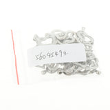 Maxbell 30pcs Silver Tone Hollow Heart Charms Bead Pendant DIY Jewelry Craft 17x21mm