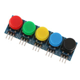 Maxbell Analog Button For Arduino Big Keyboard Electronic Blocks Simulate Key Module Analog Acquisition, Press the Different bButtons of Different Voltage Output