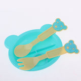 Maxbell 5 Pieces Plastic Cutlery Set Tableware Model For 25cm Mellchan Baby Dolls