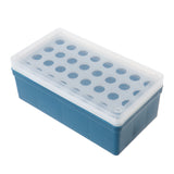 Maxbell Plastic Laboratory 32 Sockets 5ml Centrifuge Tube Stand Holder Box -Blue