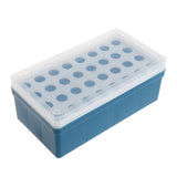 Maxbell Plastic Laboratory 32 Sockets 5ml Centrifuge Tube Stand Holder Box -Blue