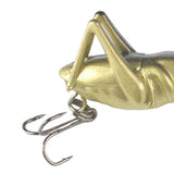 Maxbell 5Pcs 4cm Lifelike Insect Grasshopper Fishing Lures Baits Crankbaits with Treble Hook Flying Fishing Lure
