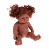 Maxbell 30cm Vinyl Lifelike Baby Doll African-American Doll Nude Baby Doll Model