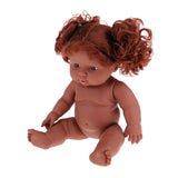 Maxbell 30cm Vinyl Lifelike Baby Doll African-American Doll Nude Baby Doll Model