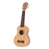 Maxbell 21''  Zebrawood Soprano 4 String Ukelele Guitar Acoustic Musical Instrument