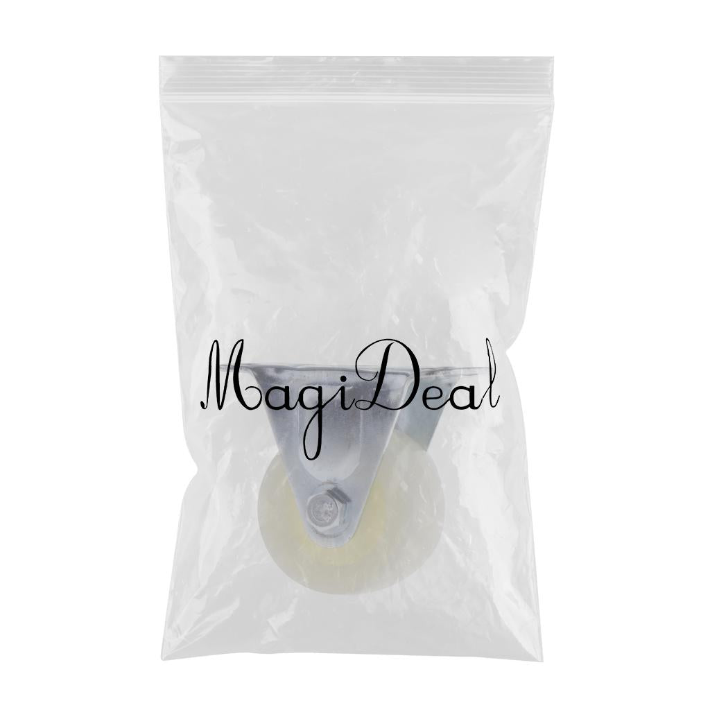 Maxbell Trolley Furniture Nylon Wheel Fixed Top Plate Caster - 2 Inch