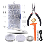 Maxbell Jump Ring for Jewelry Making Supplies with Pliers Tool Findings Assorted Kit