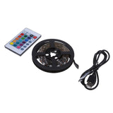 Maxbell RGB Bias Lighting TV 5050 USB Powered LED Light Strip With 24Key Remote 1M