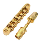 Maxbell 6 String Guitar Bridge Roller Saddle Bridge Posts for Les Paul Guitar Lovers