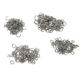 Maxbell 400 Piece Metal Open Jump Rings Split Rings Jewelry Making Connector Findings 5mm 6mm 7mm 8mm