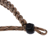 Maxbell Braided Paracord Adjustable Camera Wrist Strap/ Bracelet Desert Camo