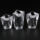 Maxbell 3pcs/Set Modern Jewelry Displays for Show Ring Holder Clear Acrylic Showcase