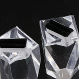 Maxbell 3pcs/Set Modern Jewelry Displays for Show Ring Holder Clear Acrylic Showcase