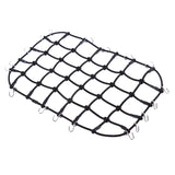 Maxbell 1/10th RC Car Parts Rubber Luggage Roof Rack Net for Axial SCX10 CC01 RC4WD