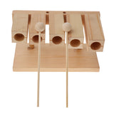 Maxbell Wooden Five-tone Block Xylophone With Beater For Kids Percussion Instrument Toy