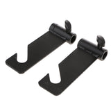 Maxbell 1 Pair Single Roller Background Holder Hook Wall Ceiling Mount Support Bracket Work with Full Length Backdrops Paper and Cloth