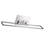 Maxbell Towel Bar Self Adhesive Bathroom Brushed Stainless Steel Bath Wall Shelf Rack Hanging Towel Stick On Sticky Hanger Contemporary Style