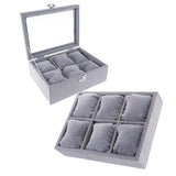 Maxbell Gray Velvet Jewelry Display Trays Bangle Bracelet Watch Jewelry Holder Case