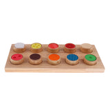 Maxbell Montessori Cylinders Touch Wood Training Kids Intelligence Development Toys