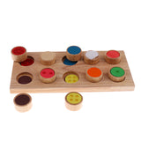 Maxbell Montessori Cylinders Touch Wood Training Kids Intelligence Development Toys