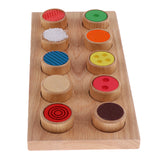 Maxbell Montessori Cylinders Touch Wood Training Kids Intelligence Development Toys