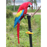 Maxbell Feather Parrot Animal Kid Toy Bird Lawn Figurine Ornament Home Garden Decoration, Outdoor Statues