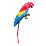 Maxbell Feather Parrot Animal Kid Toy Bird Lawn Figurine Ornament Home Garden Decoration, Outdoor Statues