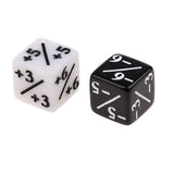 Maxbell 20x Math Fraction Dices Dies Six Sided D6 for Kids Children Number Learning