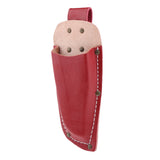 Maxbell Protective Leather Case /Holder Pouch Bag for Pruning Shears Pliers Red