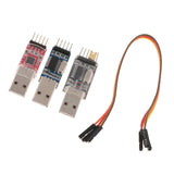 Maxbell Lot 3pcs USB TO TTL PL2303 Module + CP2102 Module + CH340 Module with Cable