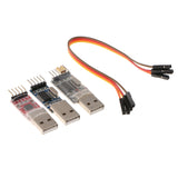 Maxbell Lot 3pcs USB TO TTL PL2303 Module + CP2102 Module + CH340 Module with Cable