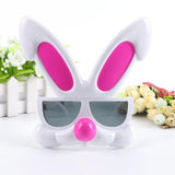 Maxbell Funny Pink Rabbit Plastic Glasses Eye Mask Kids Birthday Party Fancy Dress